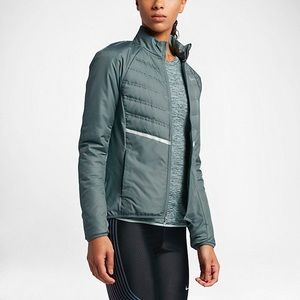 Nike Jackets \u0026 Coats | Nike Aeroloft Running Jacket | Color: Green | Size: L | Gingerg379's Closet